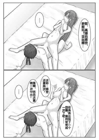 [アトリエフジミヤ (フジミヤ子龍)] 脱出したかったのでキミ以外の人とセックスしちゃってごめんなさい (ソードアート・オンライン) [流木个人汉化]