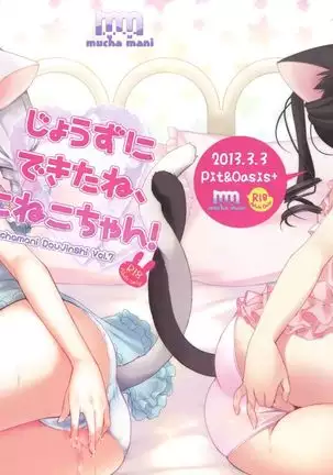 Jouzu ni Dekita ne, Koneko-chan!