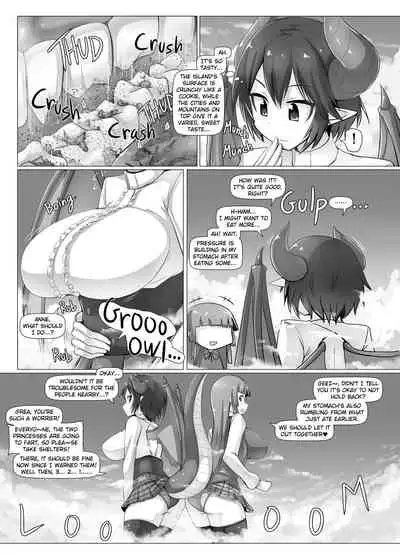 (C96) [Ochikonium (Terada Ochiko, rakiA)] Gigantic Gas Situation (Manaria Friends) [English]