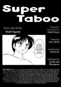 [Ogami Wolf] Super Taboo 3 [English]