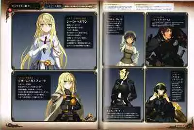 Rance X Kessen Settei Shiryou Rough Gashuu