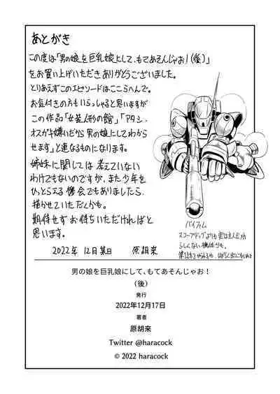 Otokonoko o Kyonyuu Musume ni Shite, Moteasonjao!