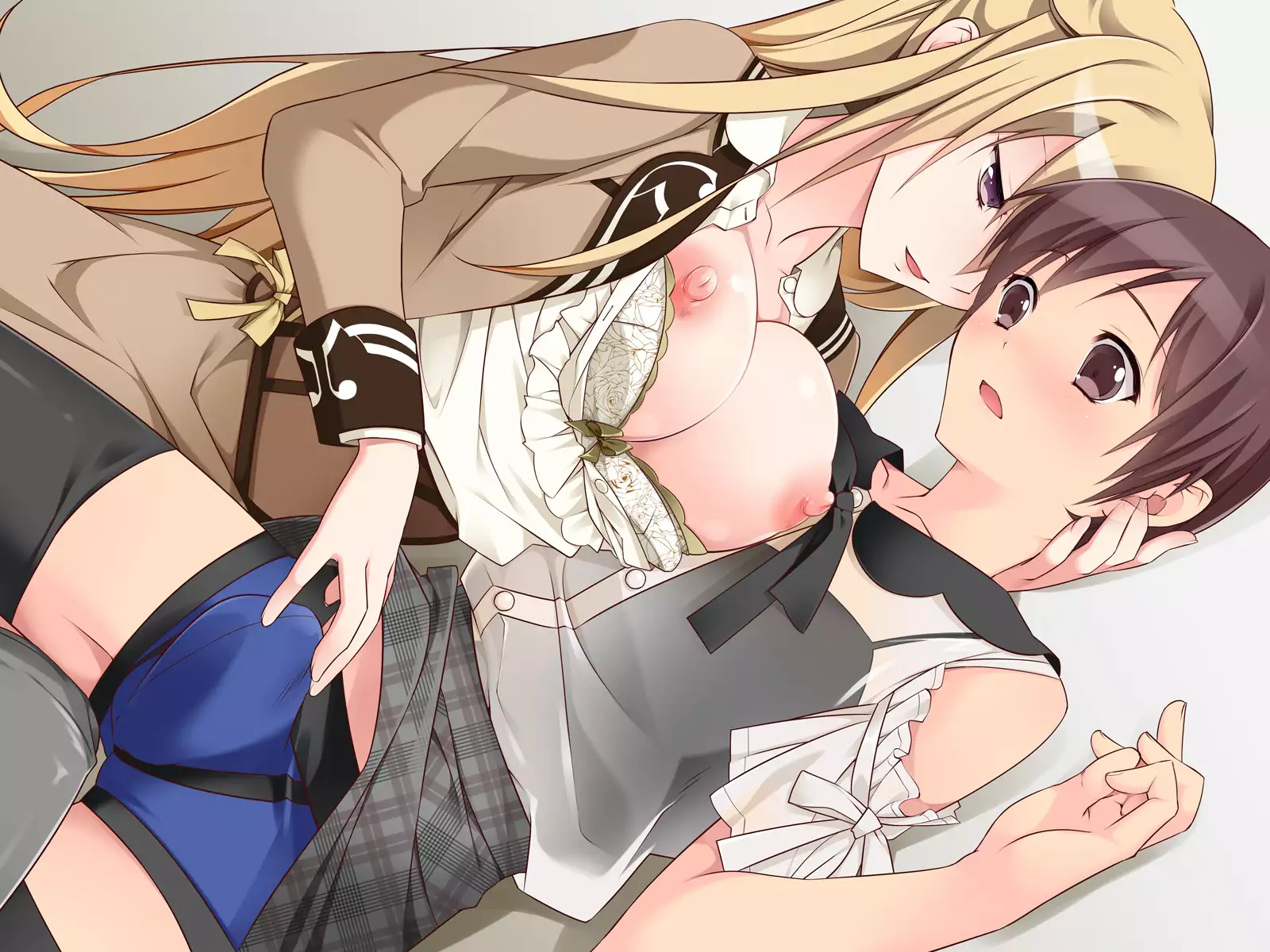 Josou de toire de futanari senpai to !