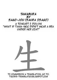(C81) [Sago-Jou (Saura Isago)] Tamabura (ToHeart2) [English] =Tigoris Translates=