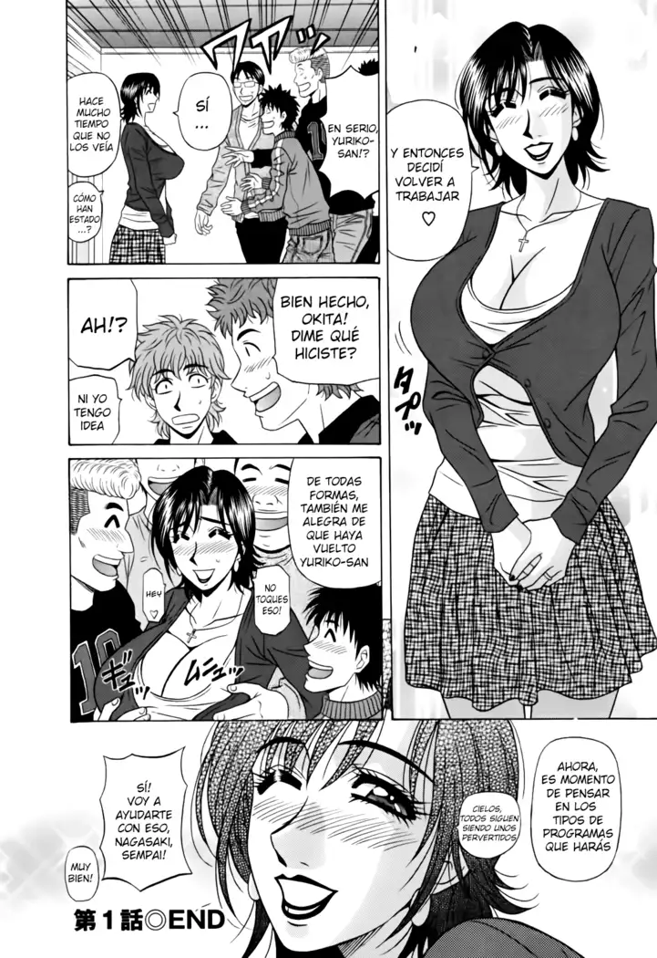 Hitoduma Bakunyuu Announcer Yuriko-san Ch.1-5