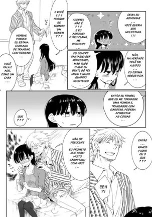 InCha ga Onna ni Natte Chikan Saretemita [Portuguese-BR