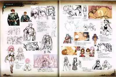 Rance X Kessen Settei Shiryou Rough Gashuu