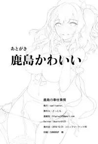 (C95) [spellcaster. (Sattol)] Kashima no Houshi Jijou (Kantai Collection -KanColle-) [English] [desudesu]