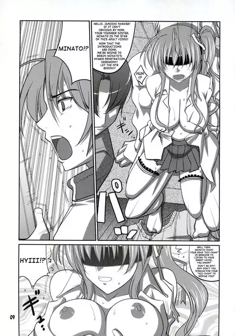 she turned blue, and...