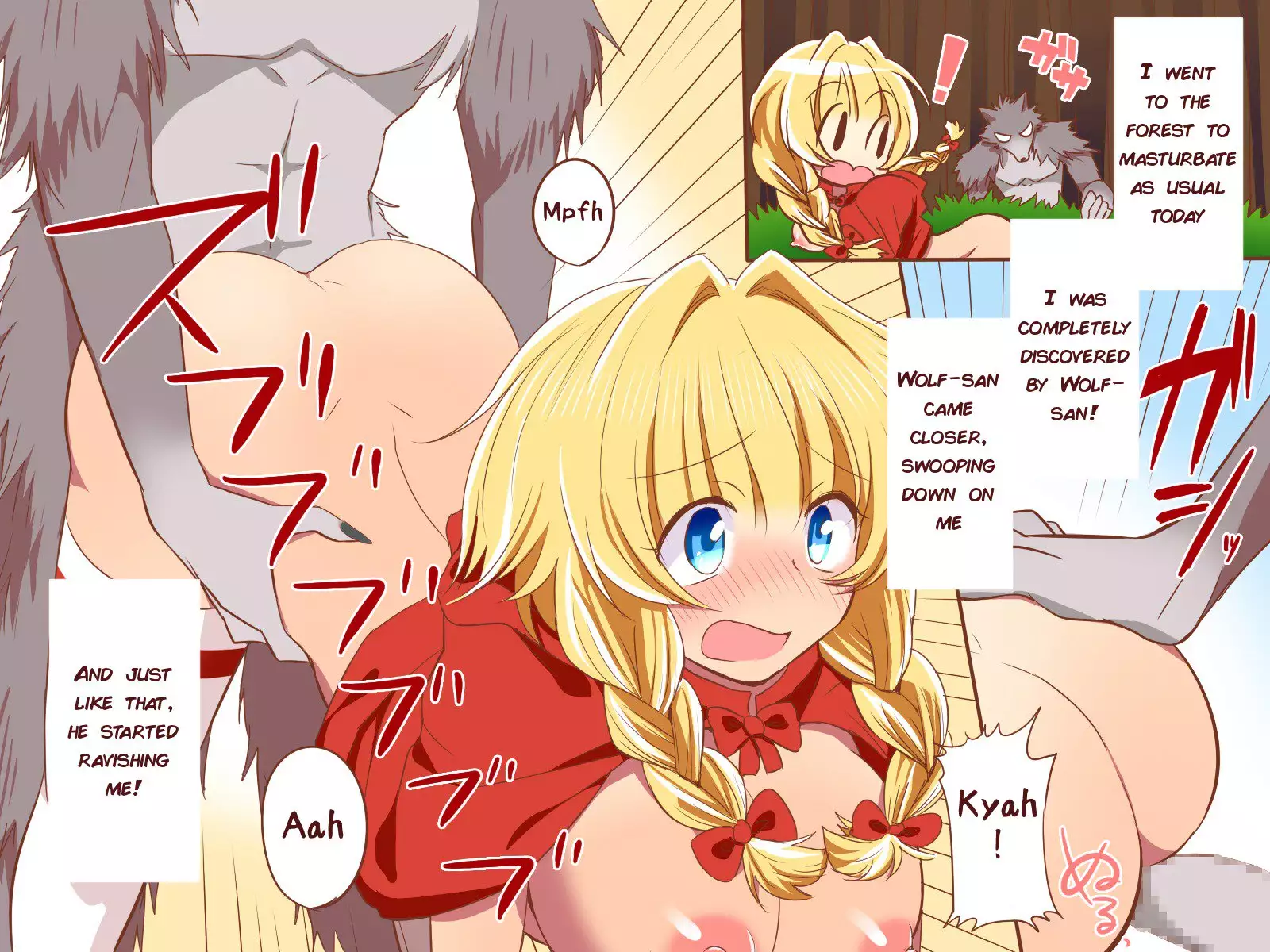 Futanari Akazukin-chan no Ecchi na Hibi