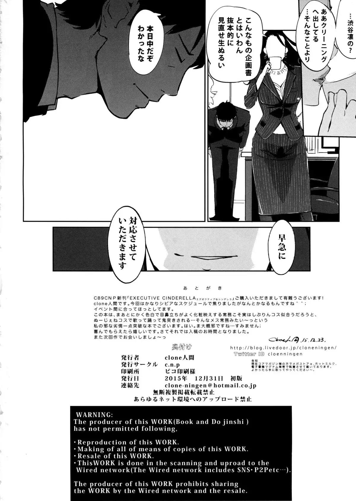 EXECUTIVE CINDERELLA