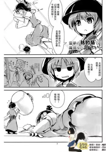 (C86) [106m (Ebizome)] Reimu no Katsuyakukin de Marisa ga Abunai (Omaera ga Ookiku Naare! Touhou Kyojinka Goudoushi) (Touhou Project) [Chinese] [??????]