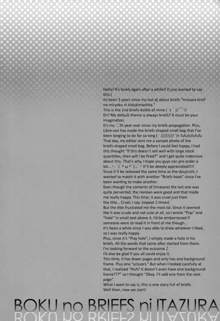 A Play Hole In My Briefs