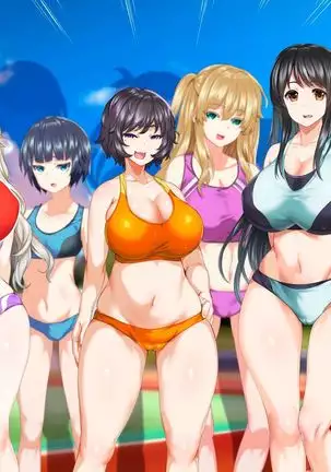 sports girls and their coach