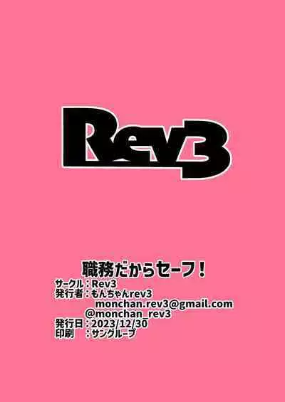 Shokumu dakara safe | 因为是工作职责，所以没问题！