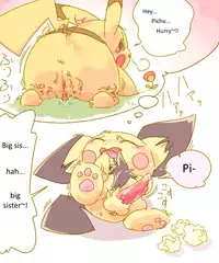 [Dayan] Pikachu Kiss Pichu (English)