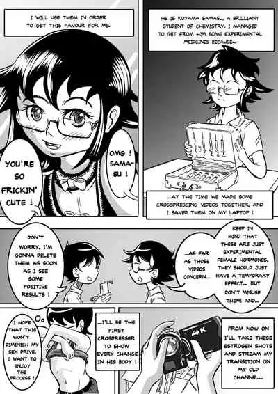 I tried female hormones to become a crossdresser idol