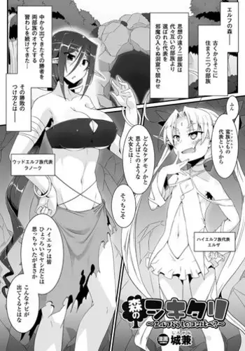 [Shirogane] Mori no Shikitari ~Erufu Doushi no Kon Kurabe?~ (2D Comic Magazine Futanari Battle Fuck!! Vol. 2) [Digital]