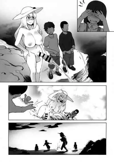 Futanari Atago to Himitsu no Beach