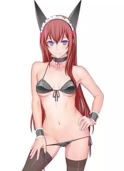 Makise Kurisu Maid Bikini de Namahame Sex Chitsunai Shasei