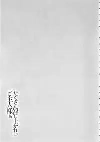 [FEI] Takusan Meshiagare Goshujin-sama