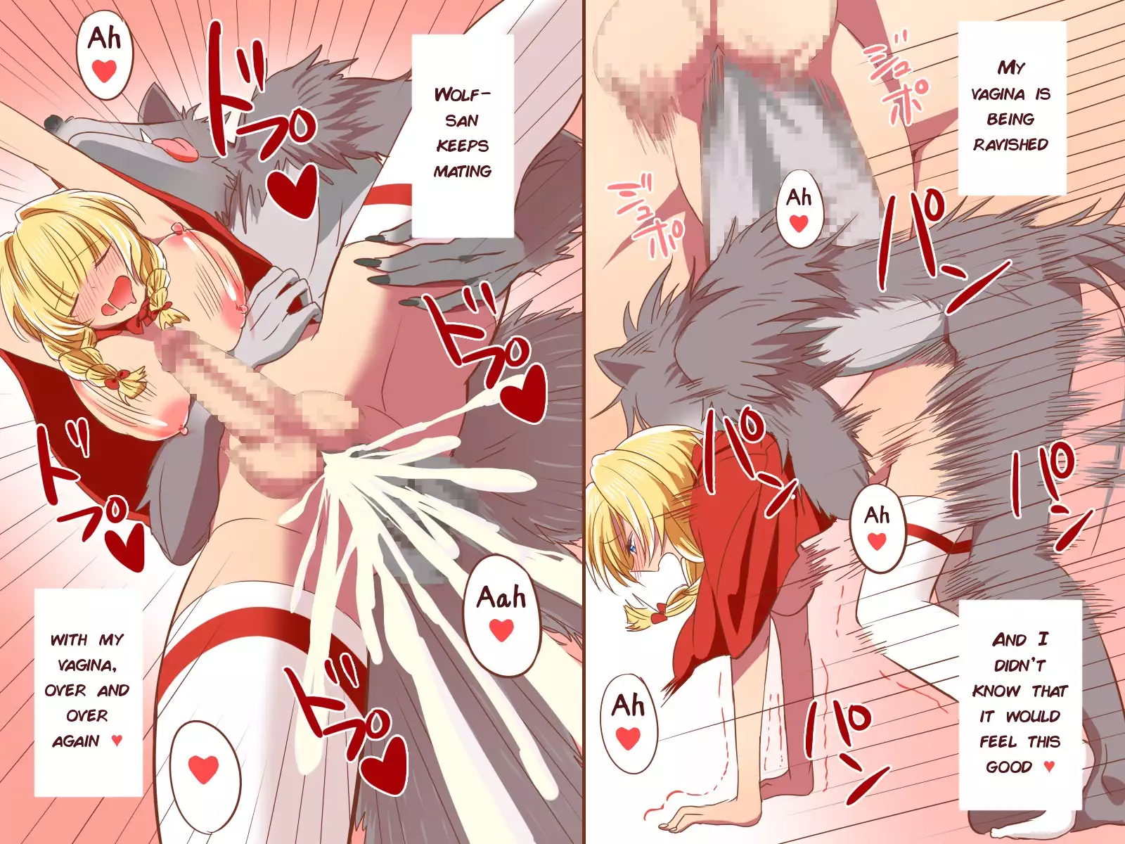 Futanari Akazukin-chan no Ecchi na Hibi