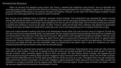 Premarital Sex Education《Casting List》