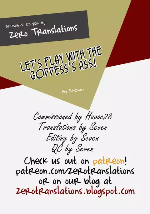 Megami no Koumon de Asobou! | Let's Play with the Goddess's Ass