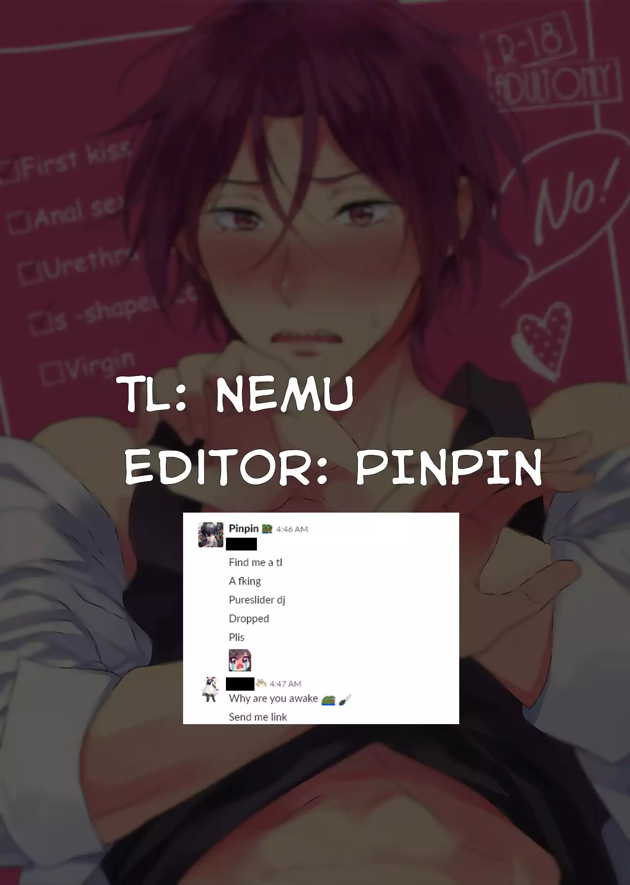 Matsuoka Rin no Hajimete Zenbu. | Rin Matsuoka's First Everything