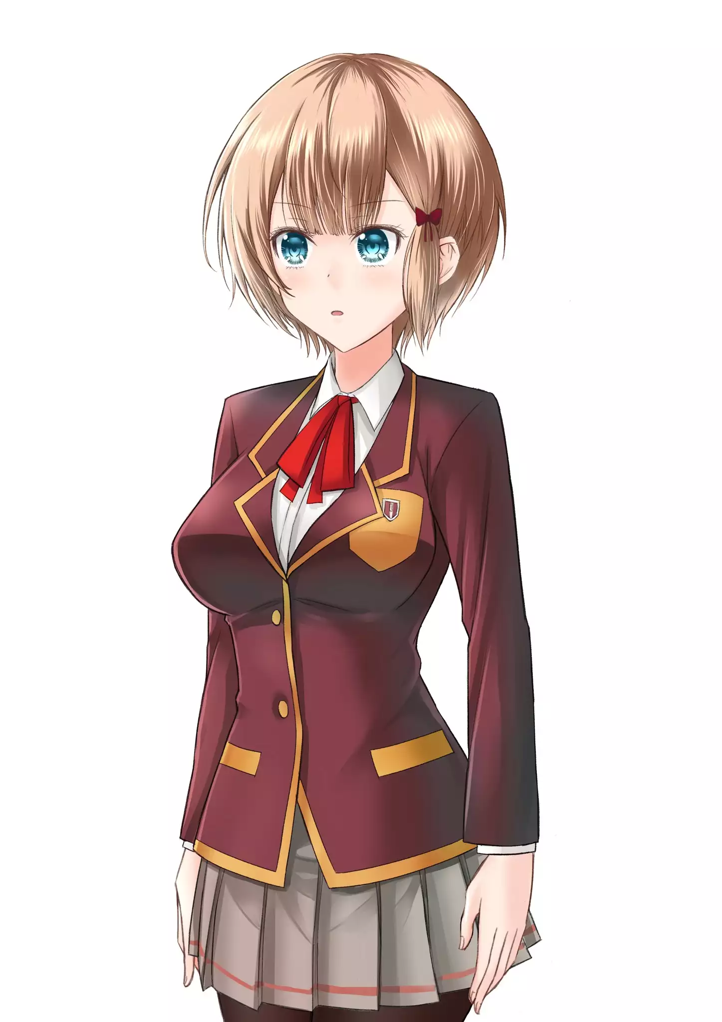 スカートたくし上げ