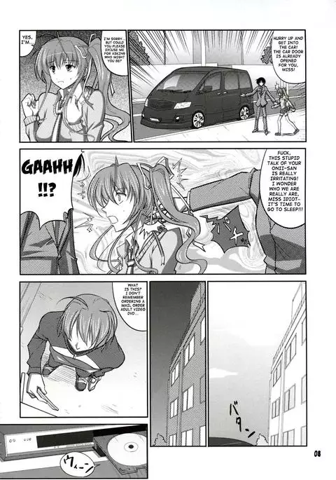 she turned blue, and...