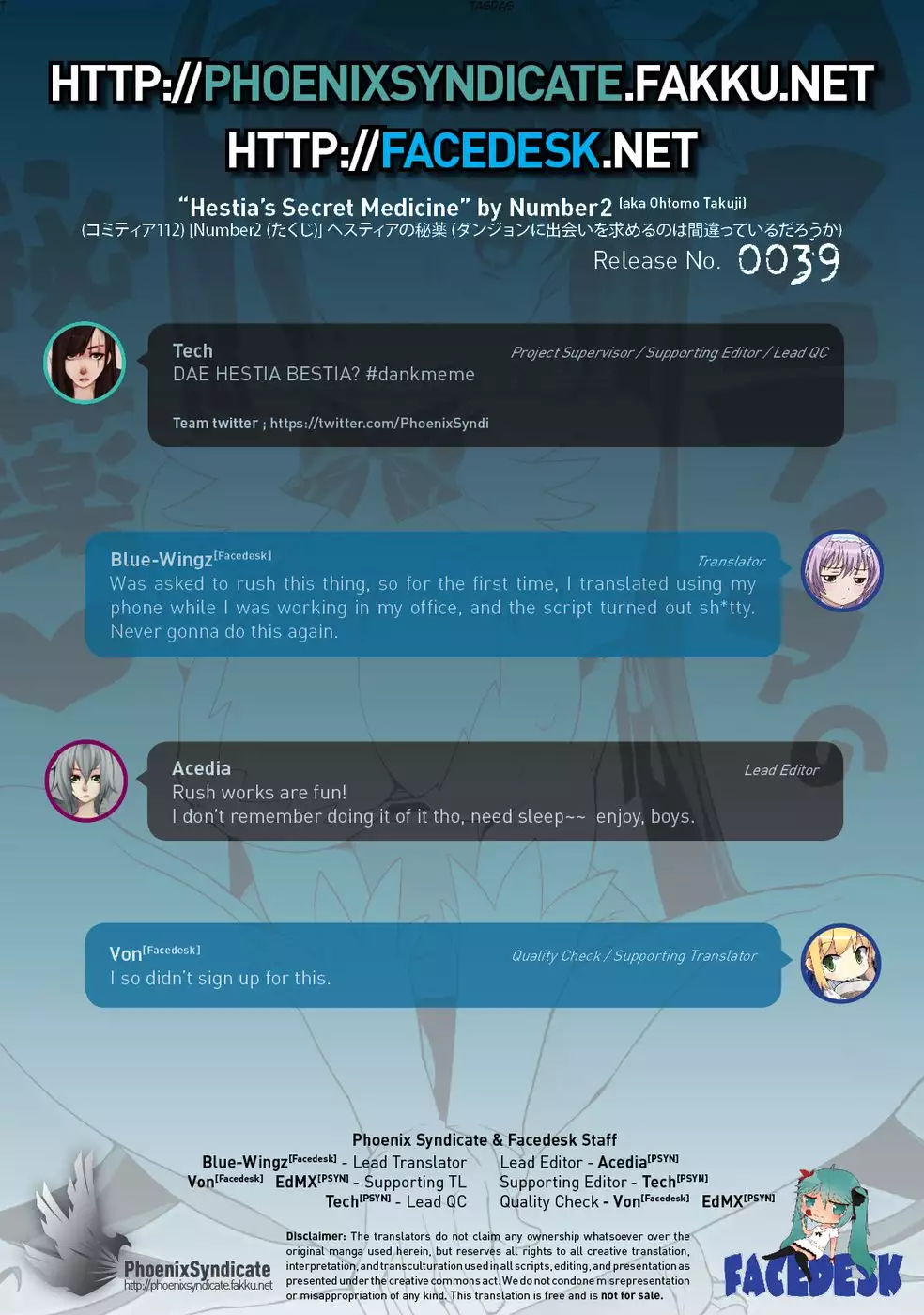 Hestia's Secret Medicine