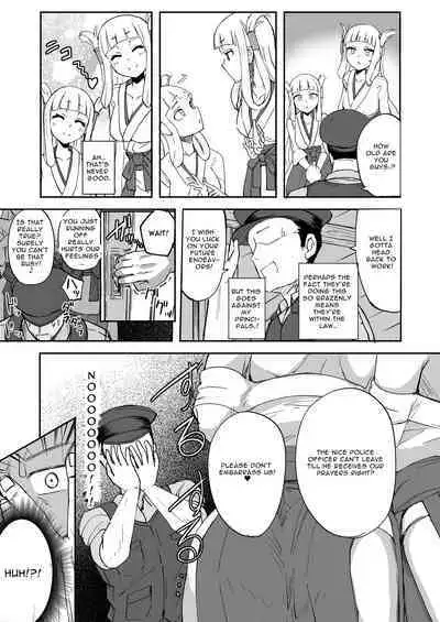 [Futamare (akiAmare)] Futanari Futago Miko Tamahou-chan to Tamaran-chan | Futanari Twin Shrine Maidens [English] [Digital]