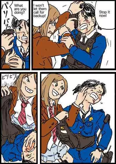 Policewoman VS Delinquent Girl
