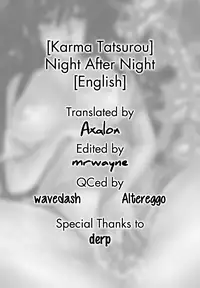 [Karma Tatsurou] Yonayona | Night After Night [English] {Axalon}