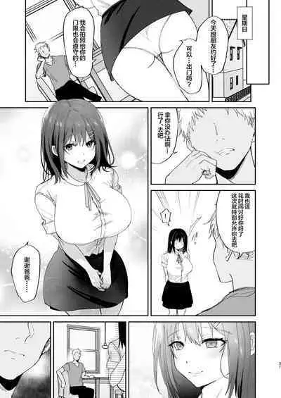 Boku no Kanojo wa Giri no Chichi ni Nando mo Okasareteita