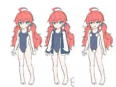 School Swimsuit Kazuki-senpai