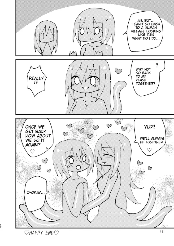 Tentacle-chan and Futanari-chan