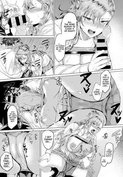 Boku to Furyou to Okujou de | On the Rooftop, with the Delinquent