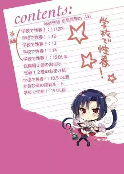 Gakkou de Seishun! Kamino Saori Collection 12~19