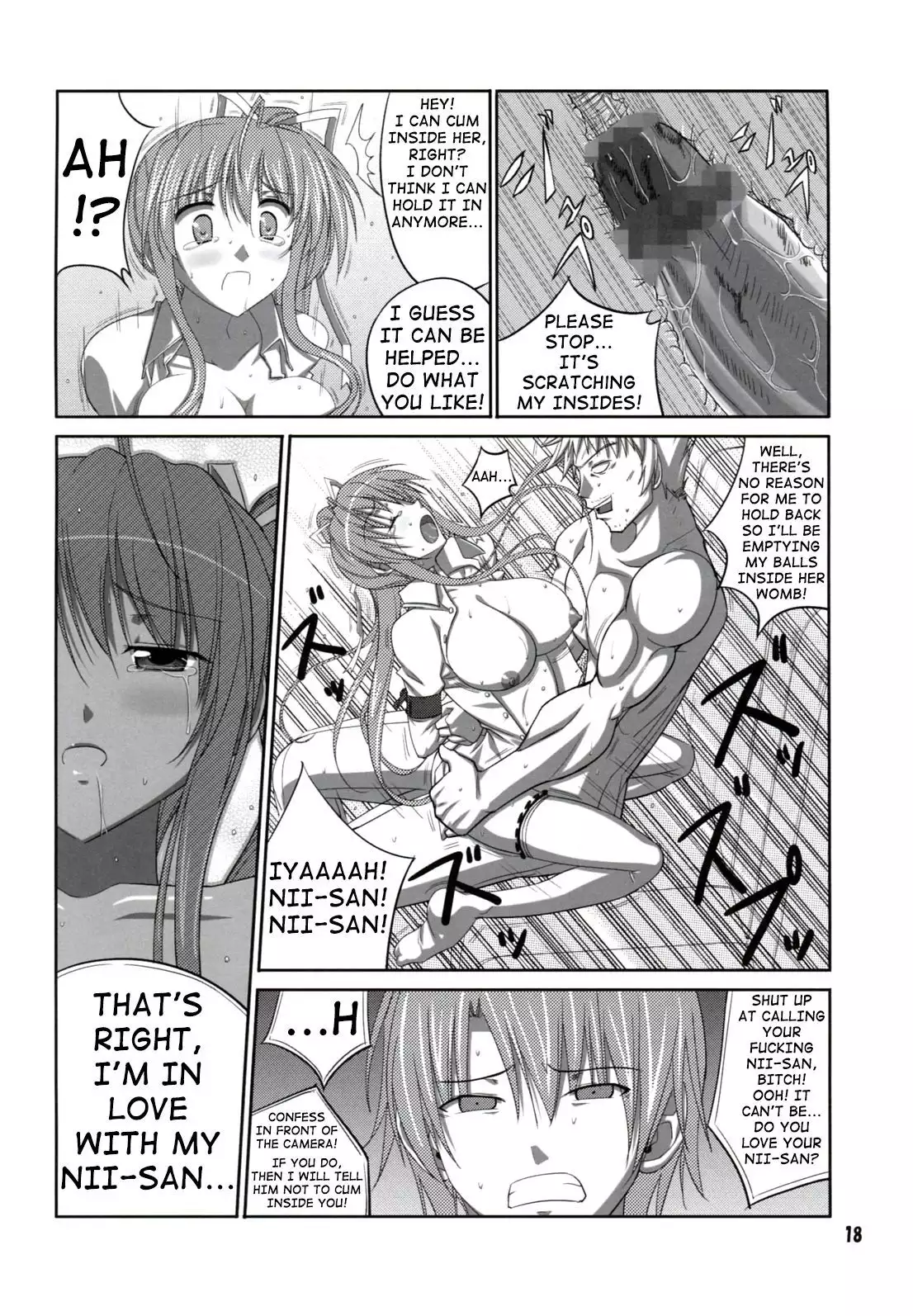 she turned blue, and...