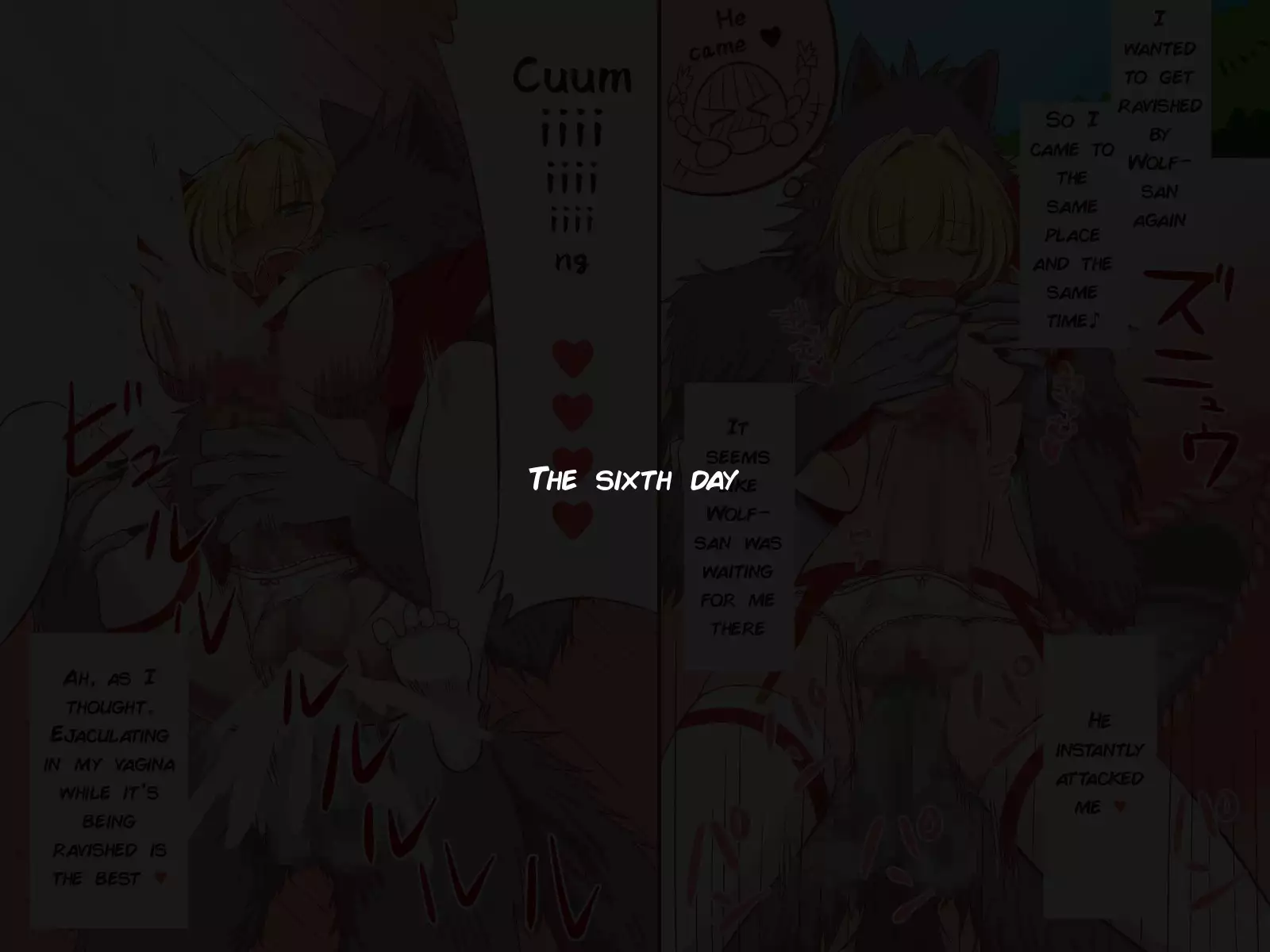 Futanari Akazukin-chan no Ecchi na Hibi