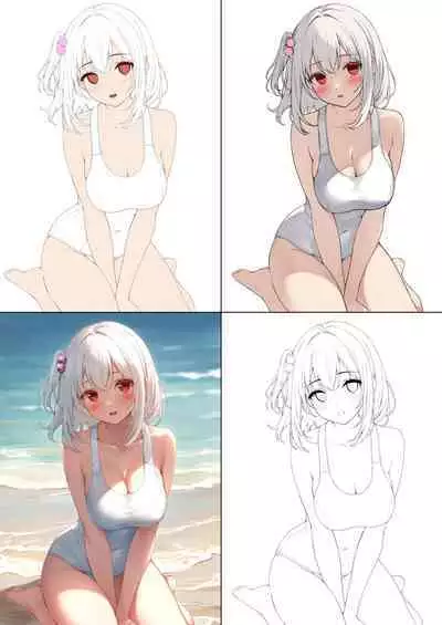 Ecchi na Onaka Kansatsu. Onaka×Mizugi