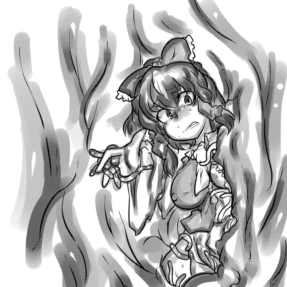 肉壁少女　霊夢編